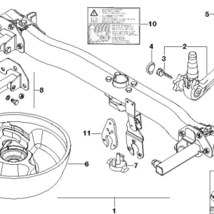 71 60 1 094 998 3' E46 316i Trekhaak plug